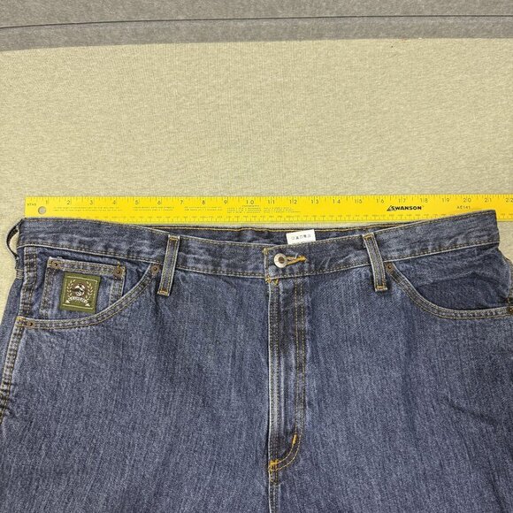 Cinch Western Jeans Mens Green Label Rodeo 42X30 Med Wash Relaxed Fit Cowboy - Picture 7 of 12